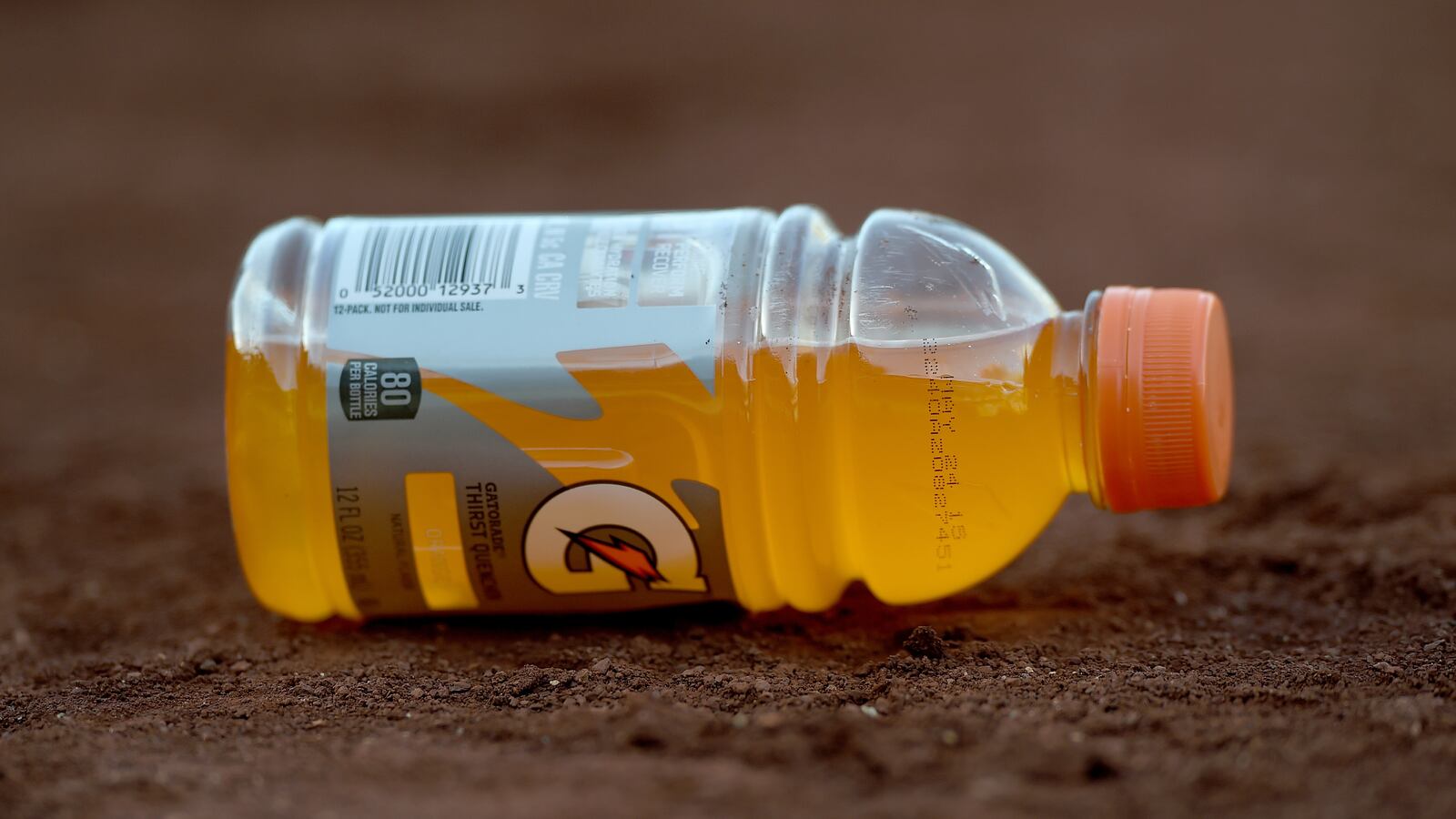 A bottle of Gatorade