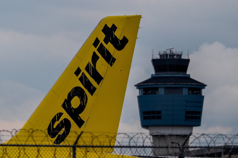 Spirit Airlines goes down after it runs out of money amid soaring jet fuel prices amid the Iranian War.