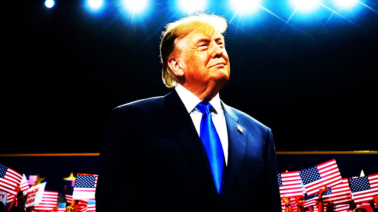 Donald Trump photo illustratio