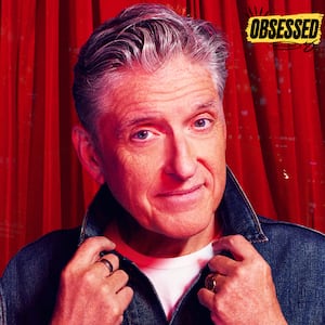 A photo illo illustration of Craig Ferguson for Obsessed podcast.