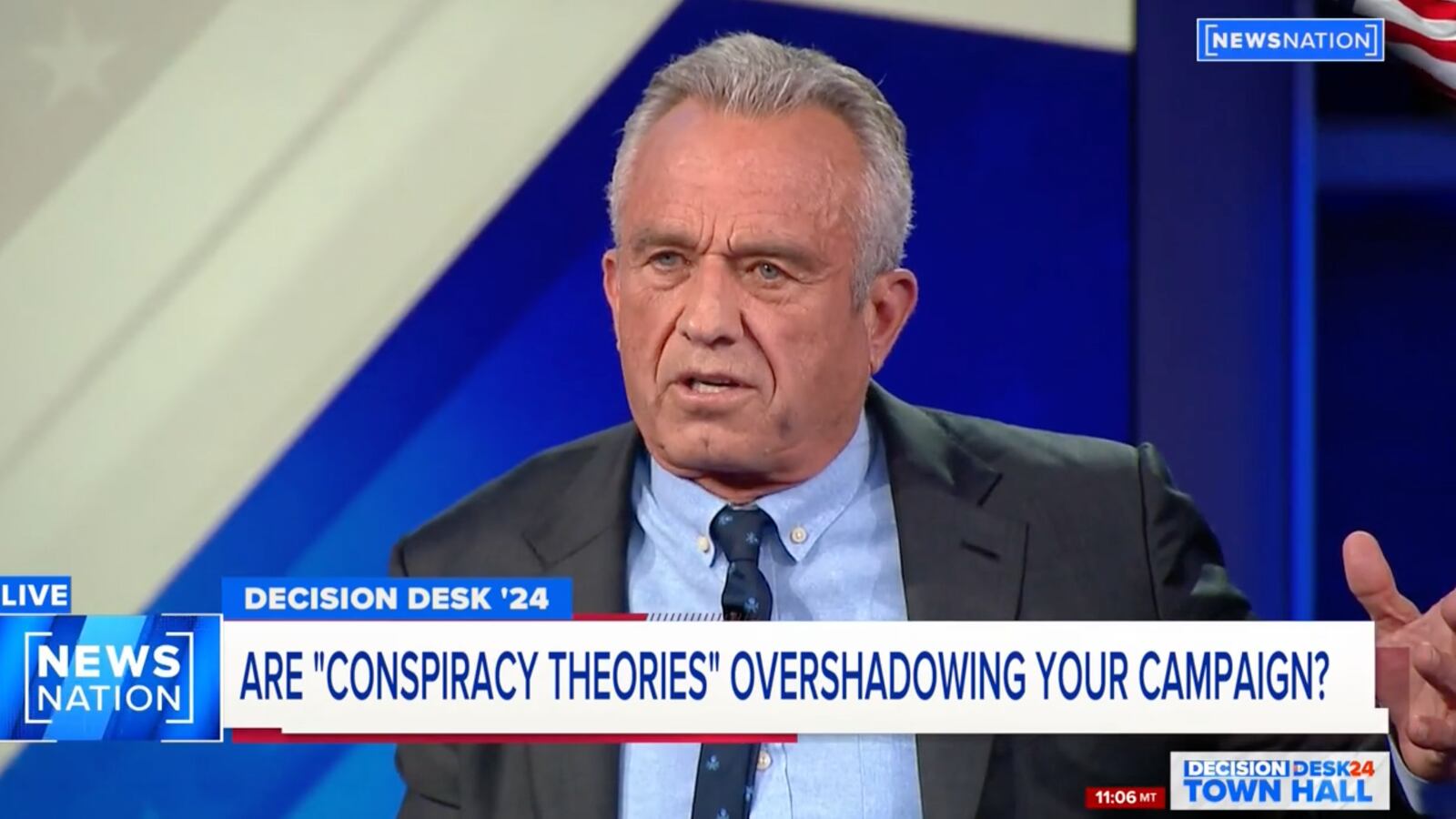 Robert F. Kennedy Jr. says he’s proud Donald Trump likes him during a NewsNation town hall.