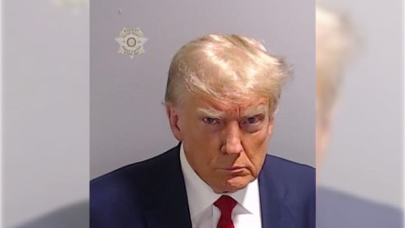 The mugshot of Donald Trump. Trump has raised $7.1 million since taking his infamous mugshot in an Atlanta jail on Thursday evening, according to figures provided to Politico by Trump’s campaign.