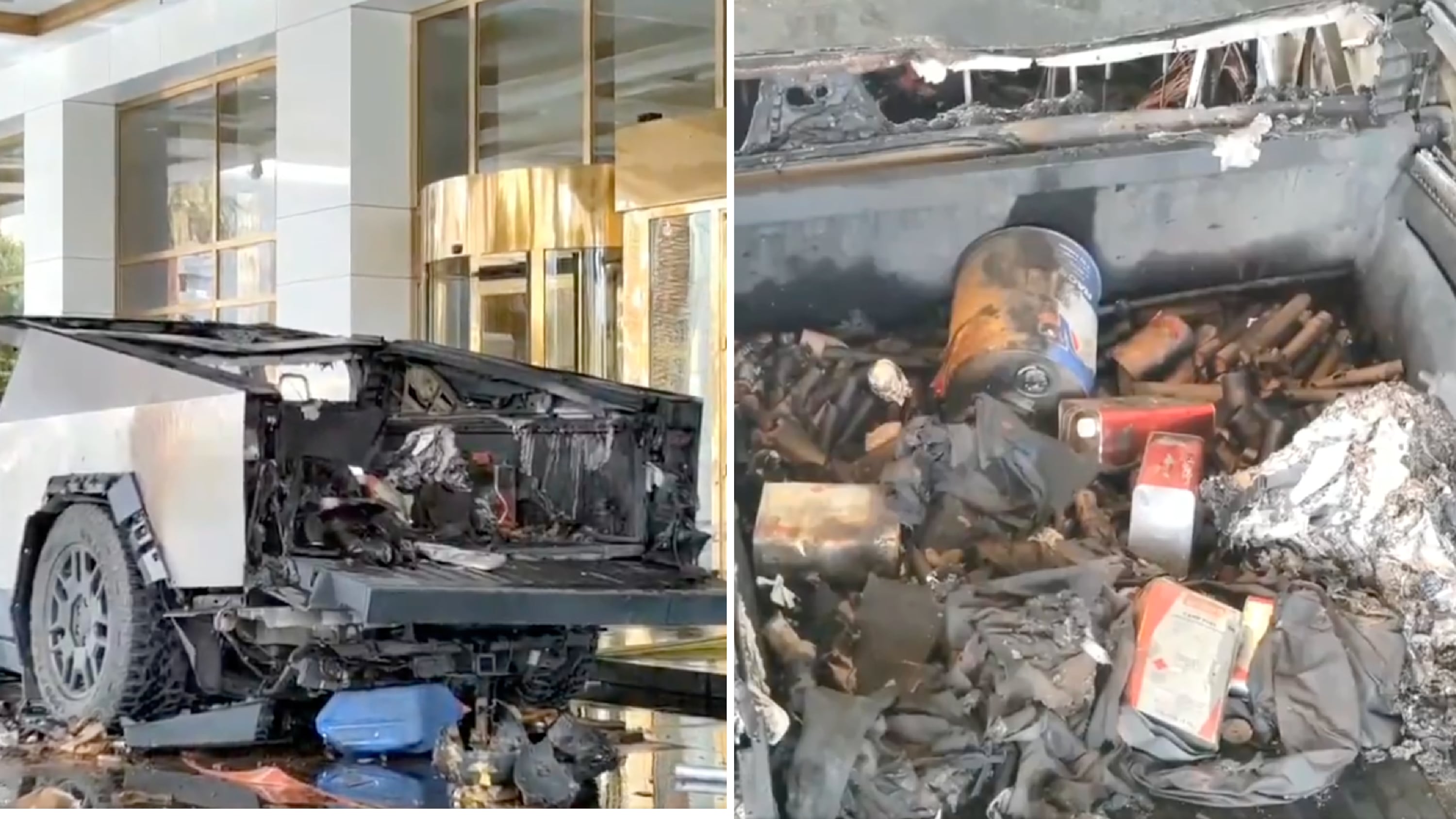 Cops Reveal Explosives Used in Trump Hotel Cybertruck Blast