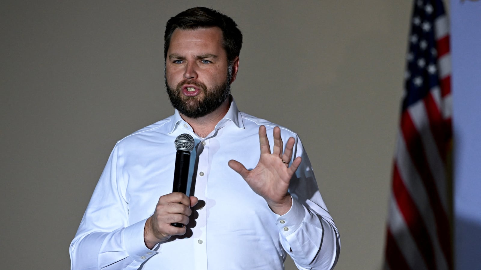 J.D. Vance gives a speech.