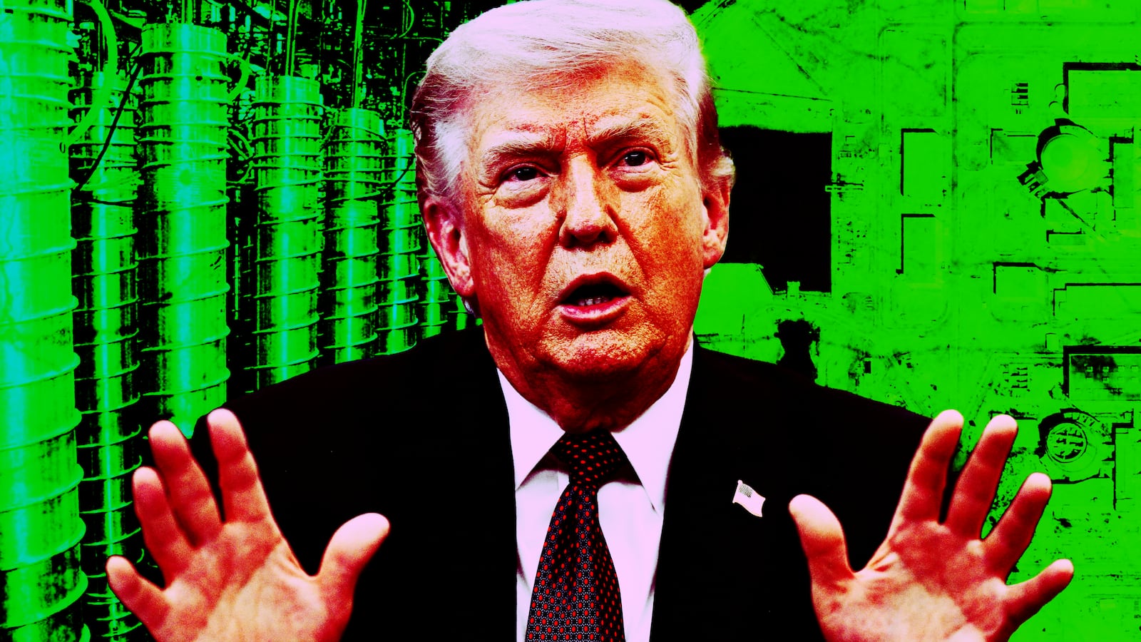 Donald Trump, Iran nuclear plant