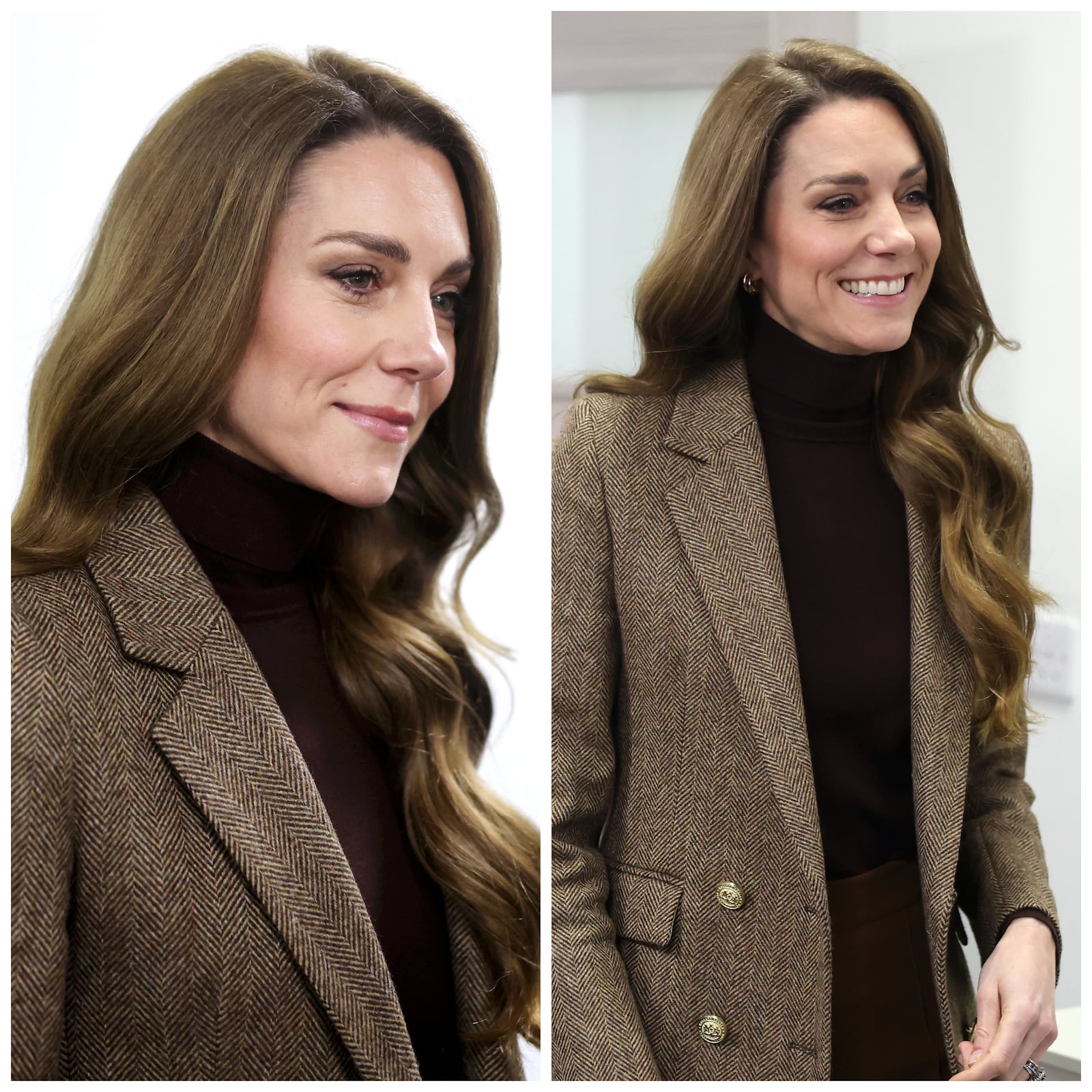 Kate Middleton with her hair down on January 27, 2026.