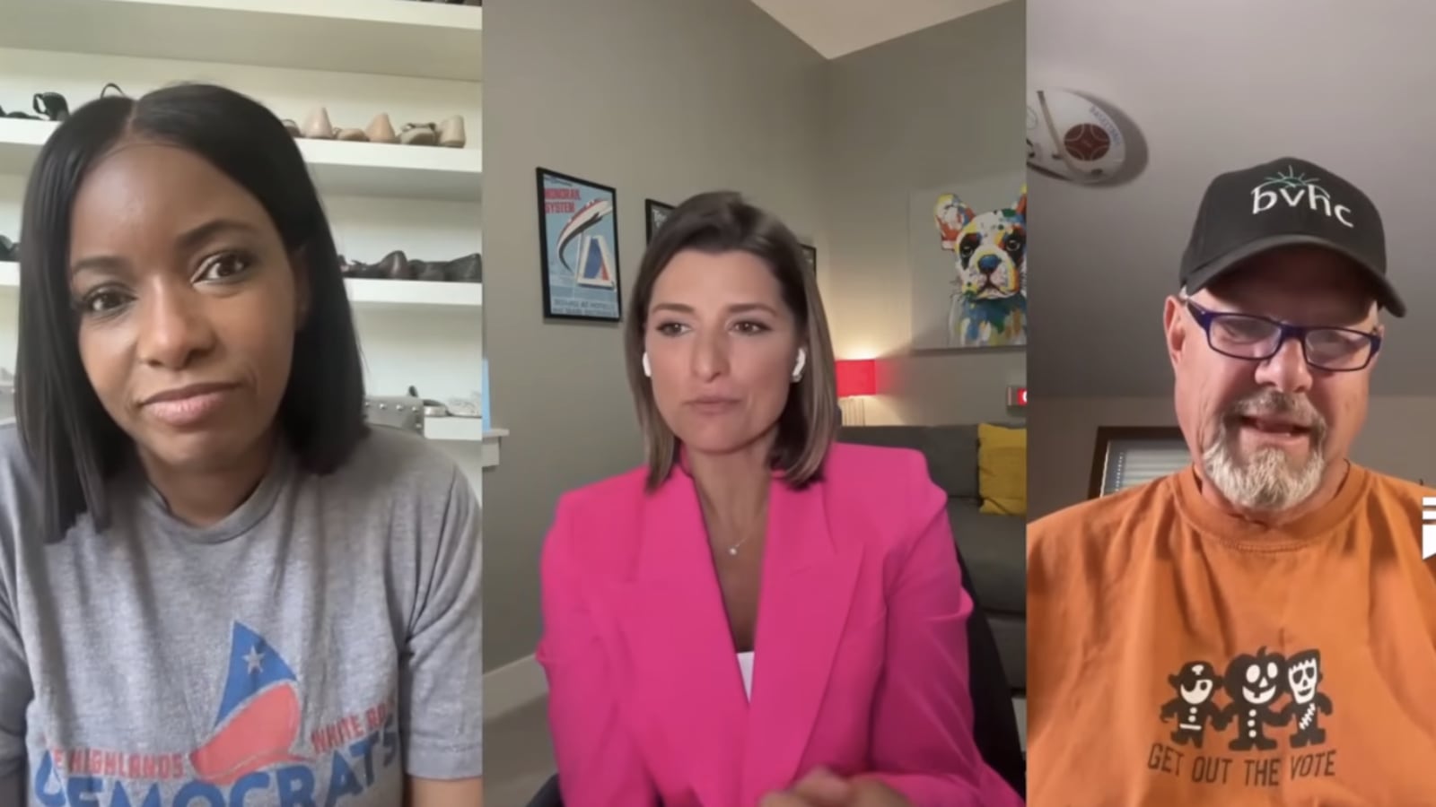 Jasmine Crockett on the Grounded Podcast with Jon Tester and Maritsa Georgiou.