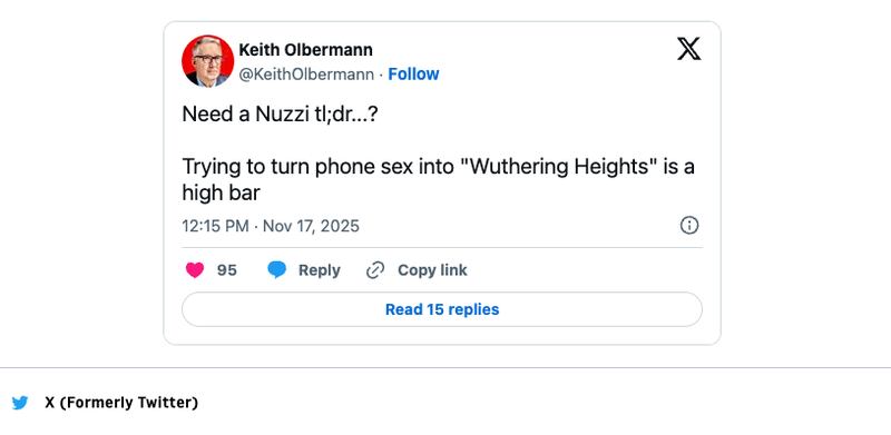 Keith Olbermann tweet