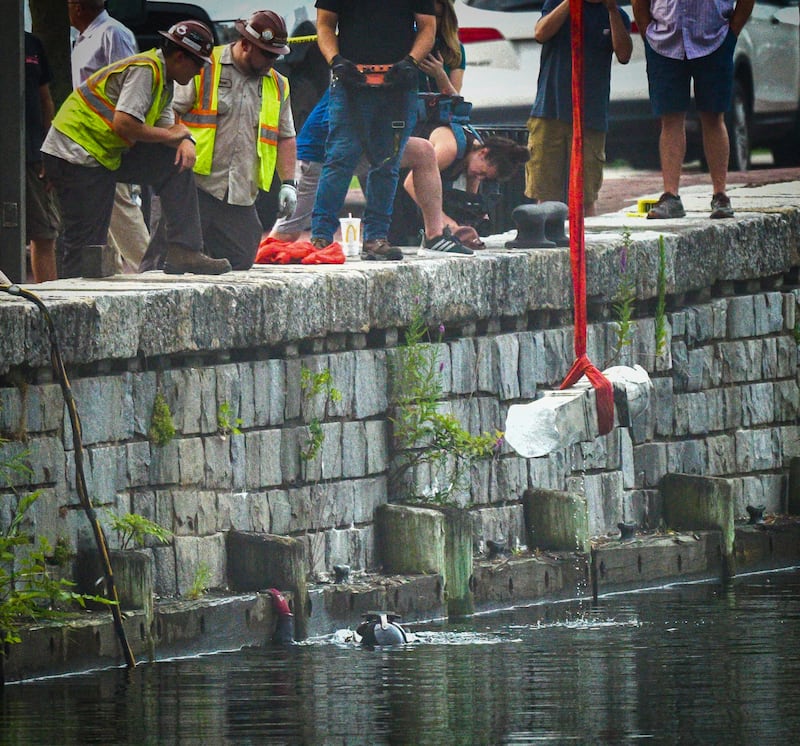 Columbus statue in Baltimore