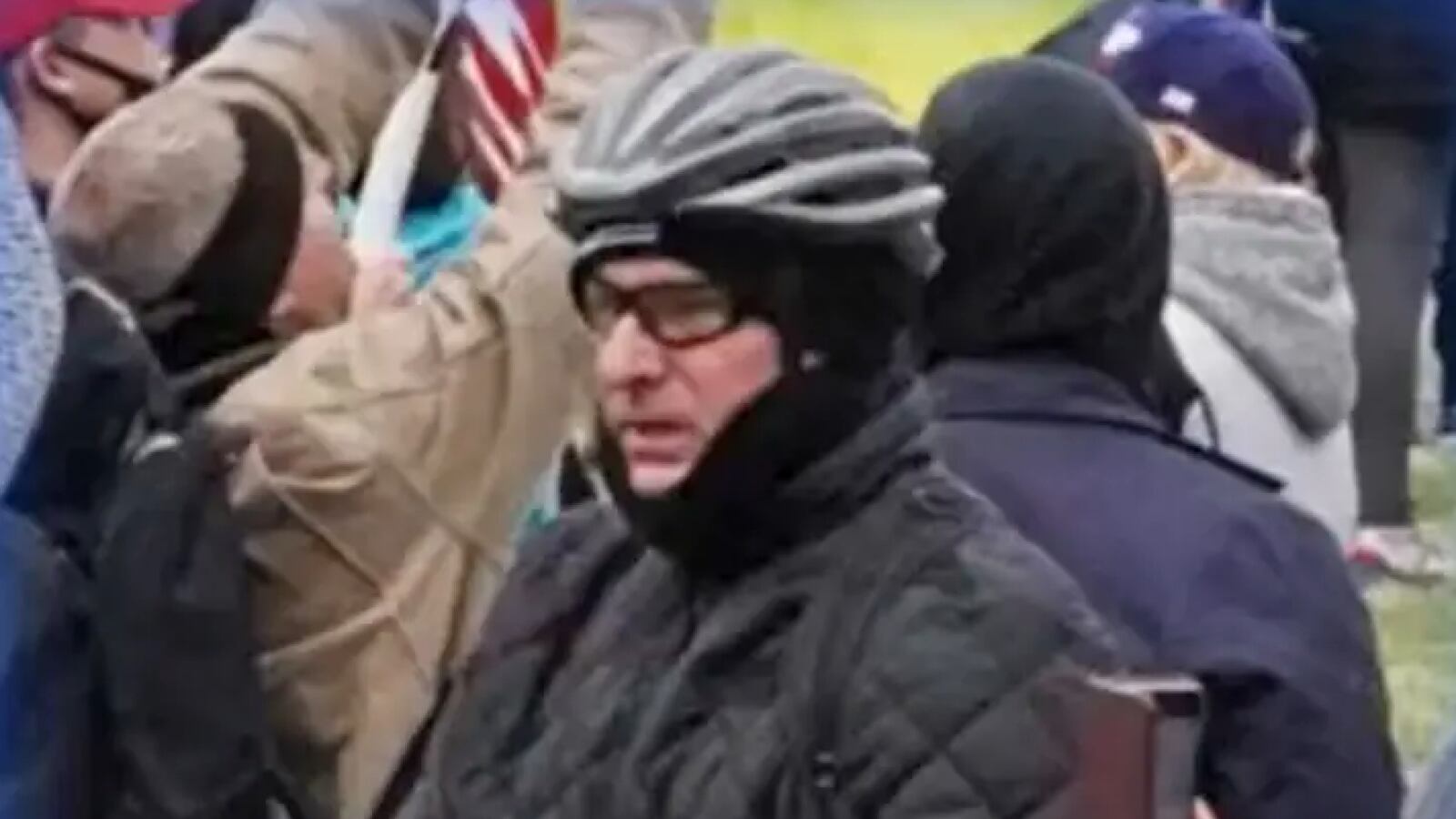 #BlackBonoHelmet at the Jan. 6 Capitol riot.