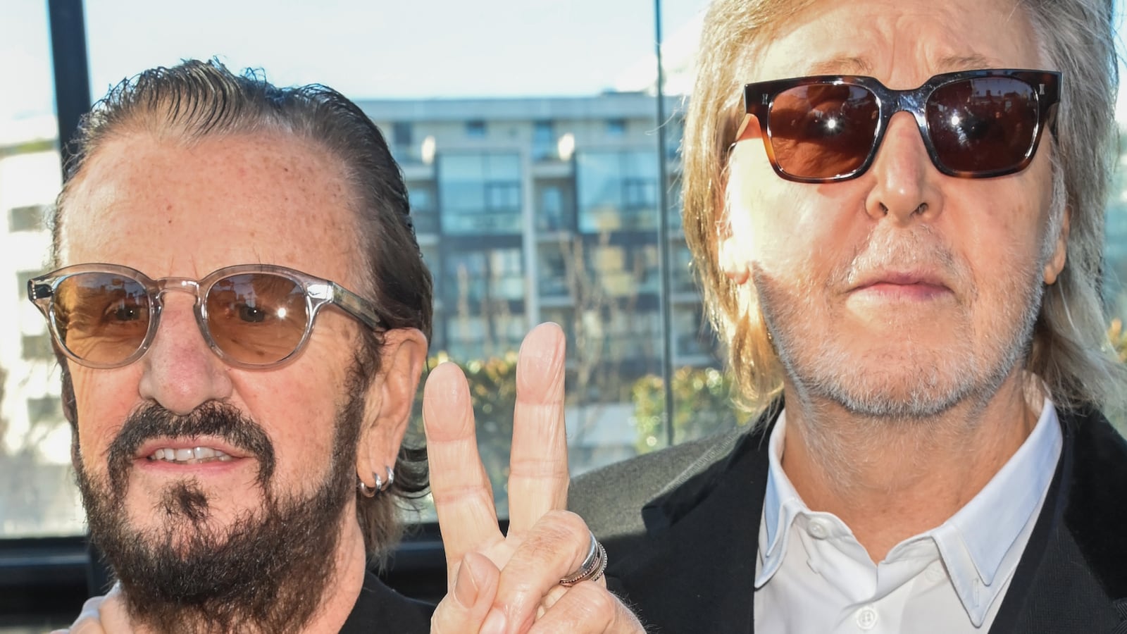 Sir Ringo Starr and Sir Paul McCartney.