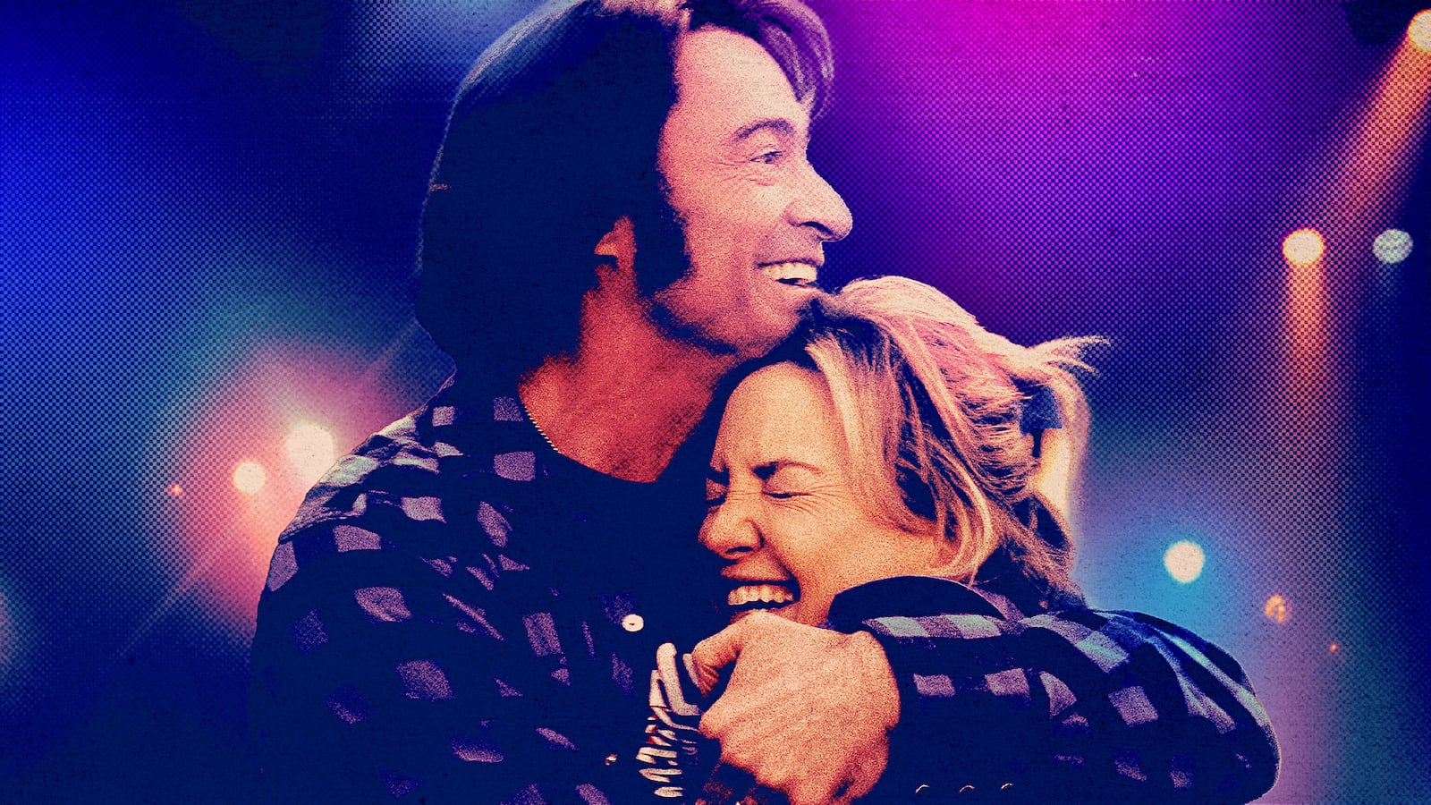 Hugh Jackman and Kate Hudson in "Song Sung Blue".