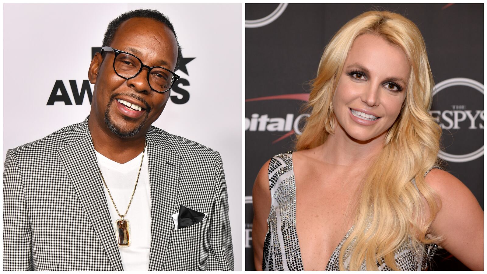 Bobby Brown and Britney Spears