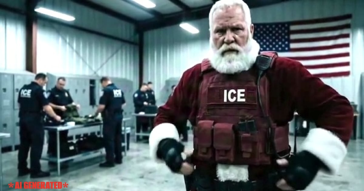 DHS Gives Santa ICE Makeover in Deranged Christmas Video