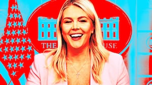 Karoline Leavitt in the White House Briefing Room