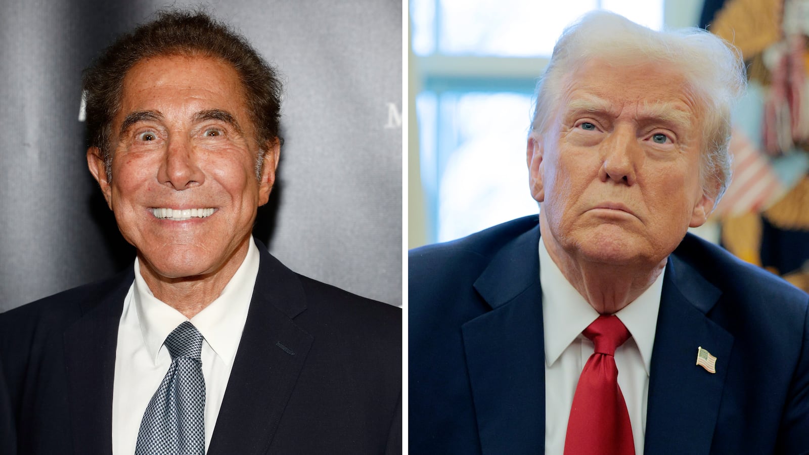 Steve Wynn and Donald Trump.