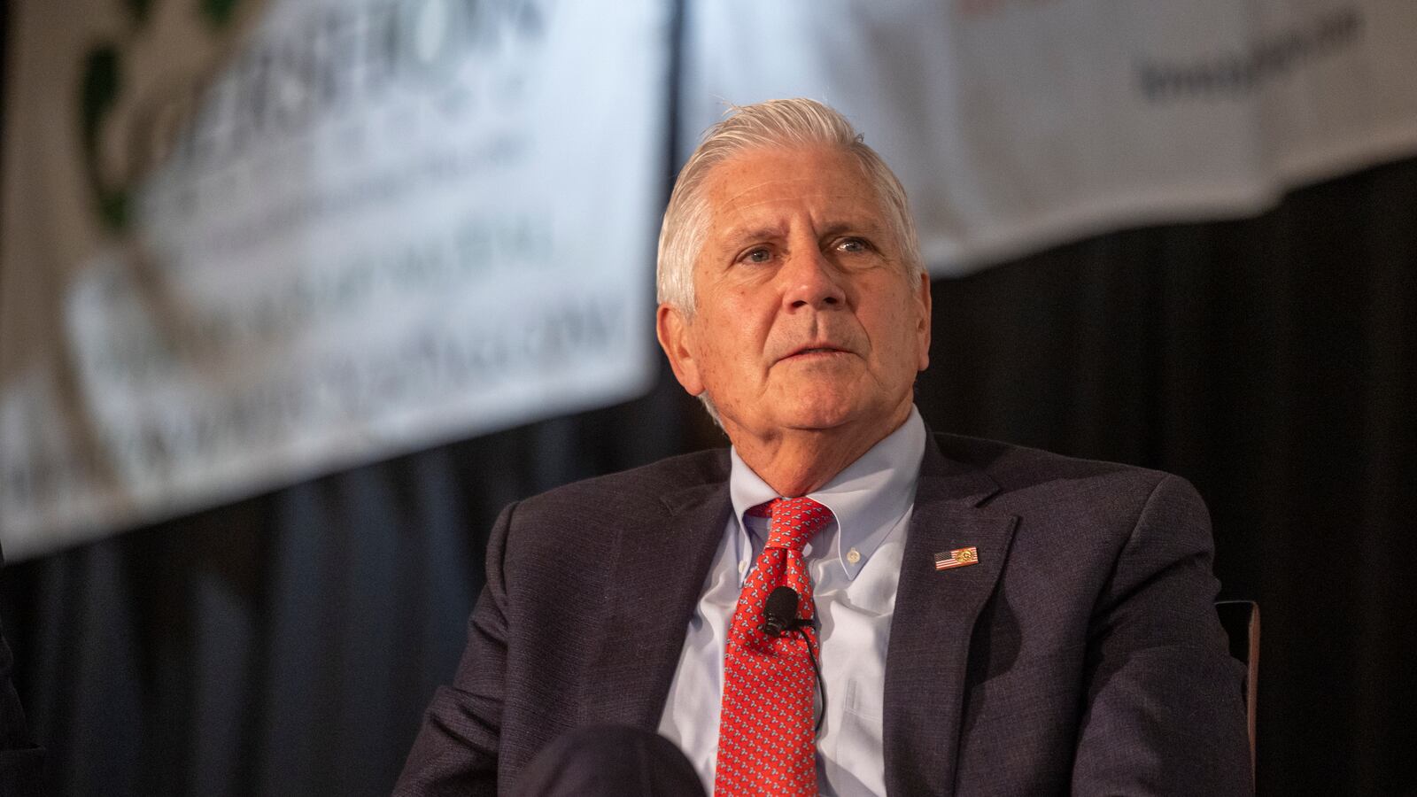 Nassau County Executive Bruce Blakeman speaks at a Long Island Association (LIA) event on January 5, 2024 in Woodbury, New York.