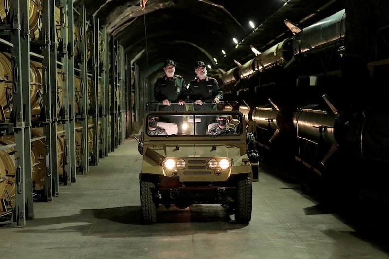 File: The Islamic Revolutionary Guard Corps. IRGC/WANA (West Asia News Agency)/Handout via REUTERS