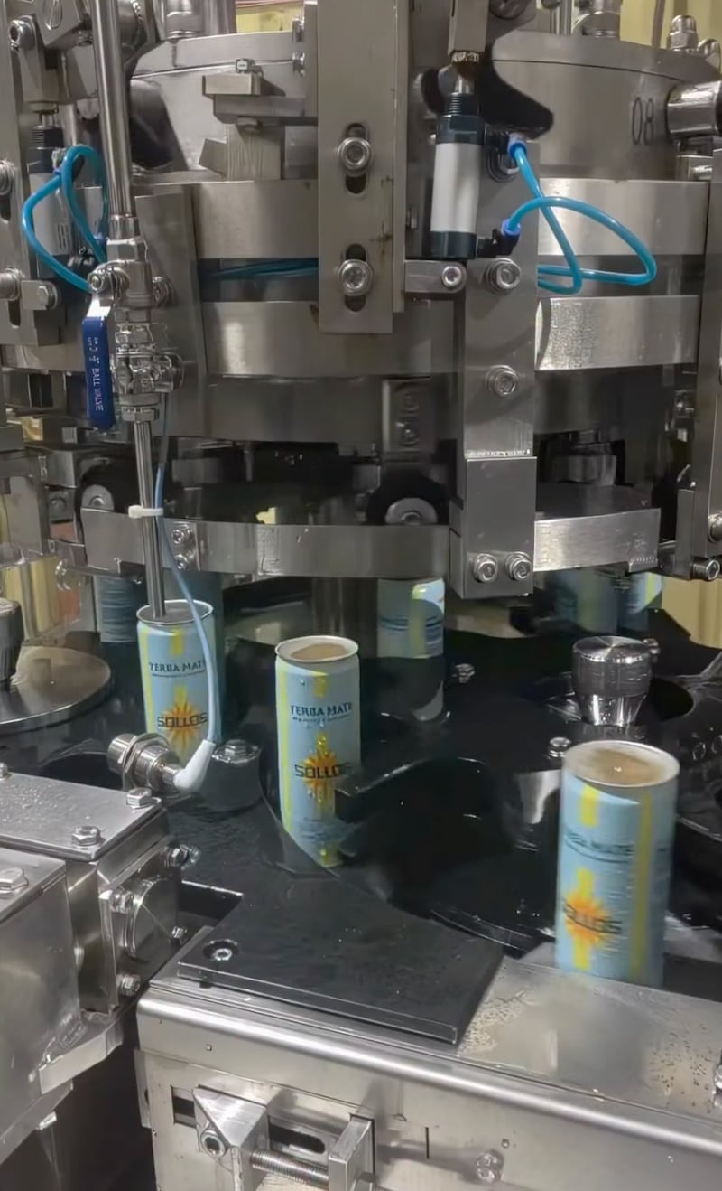 The drink being produced.