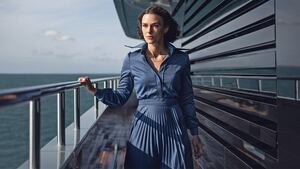 Keira Knightley as Lo in The Woman in Cabin 10.