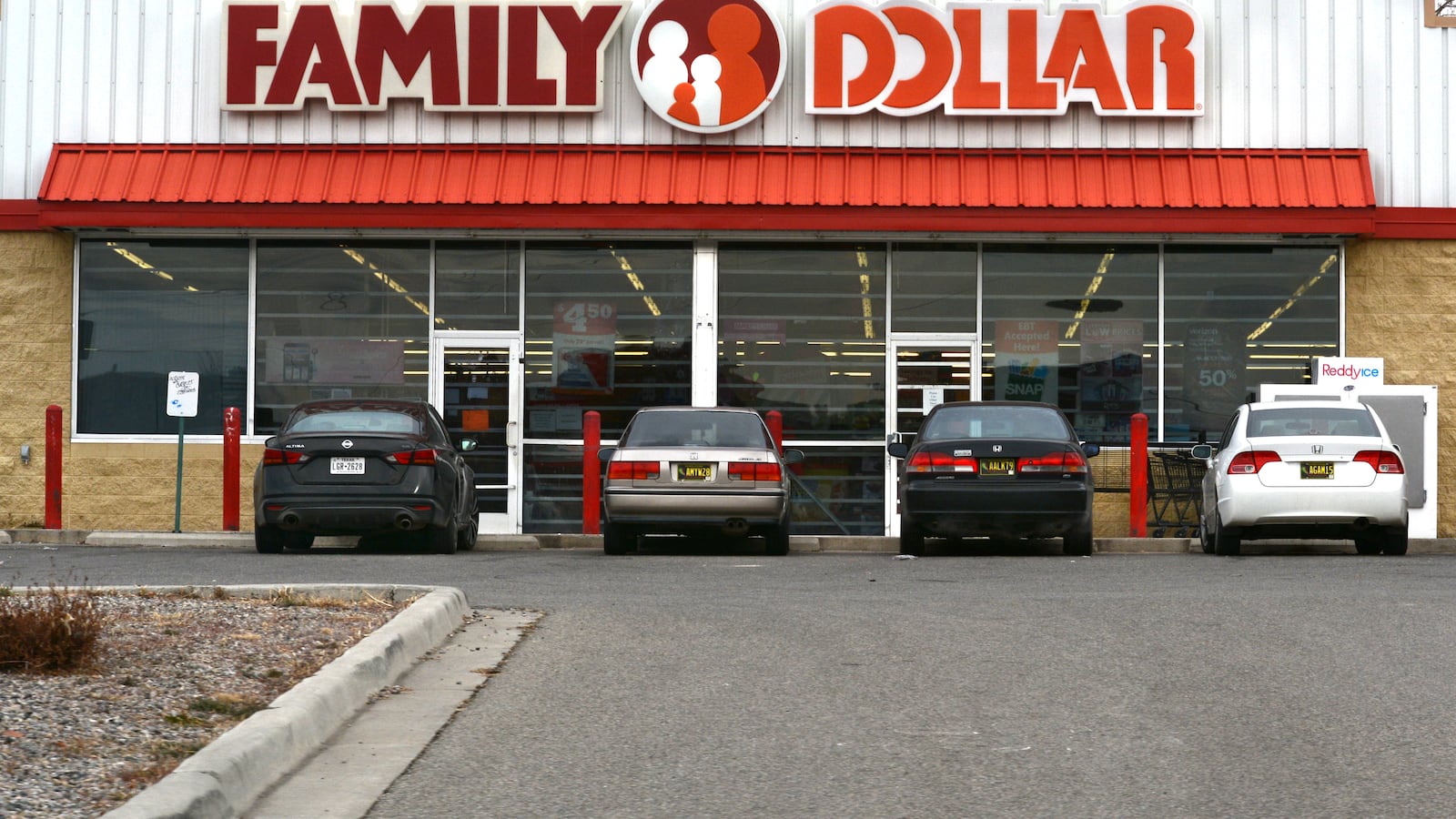 CHIMAYO, NEW MEXICO - DECEMBER 24, 2019: A Family Dollar store in Chimayo, New Mexico, a small hispanic village located between Santa Fe and Taos. (Photo by Robert Alexander/Getty Images)