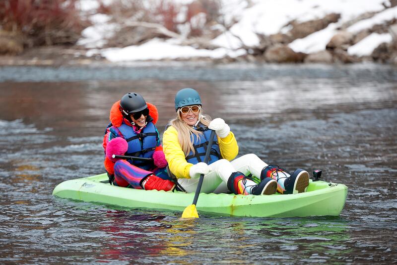 (l-r) Bronwyn Newport and Heather Gay.