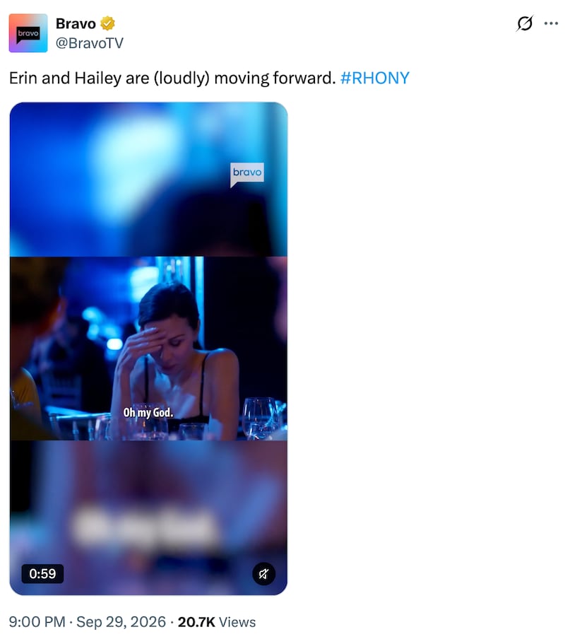 A screenshot of X