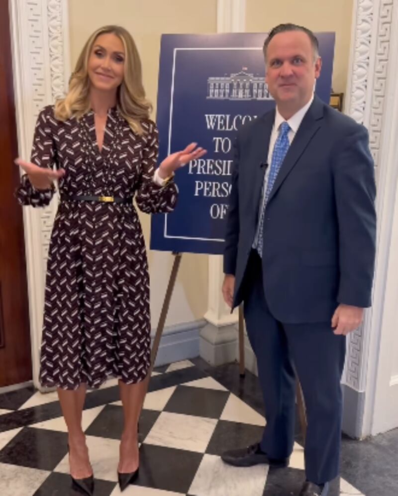 Lara Trump and Dan Scavino