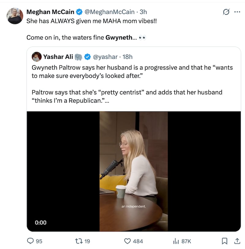 @MeghanMcCain/ X