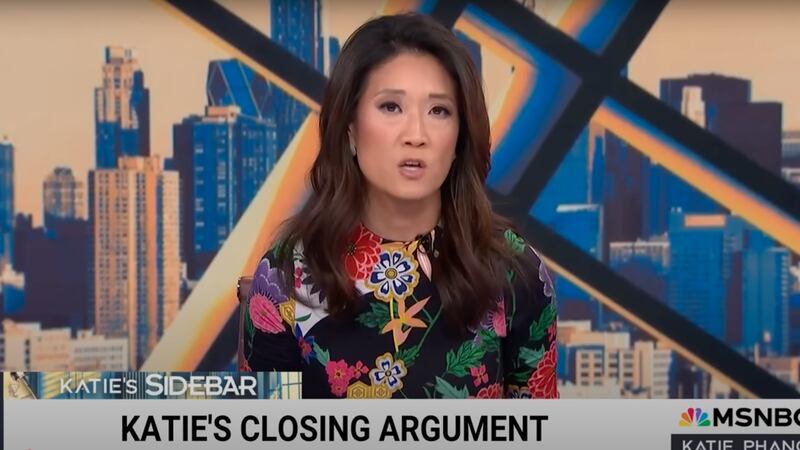 Phang during her final episode of her eponymous MSNBC show.