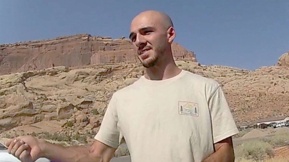 Brian Laundrie in Moab City Police Department bodycam footage.