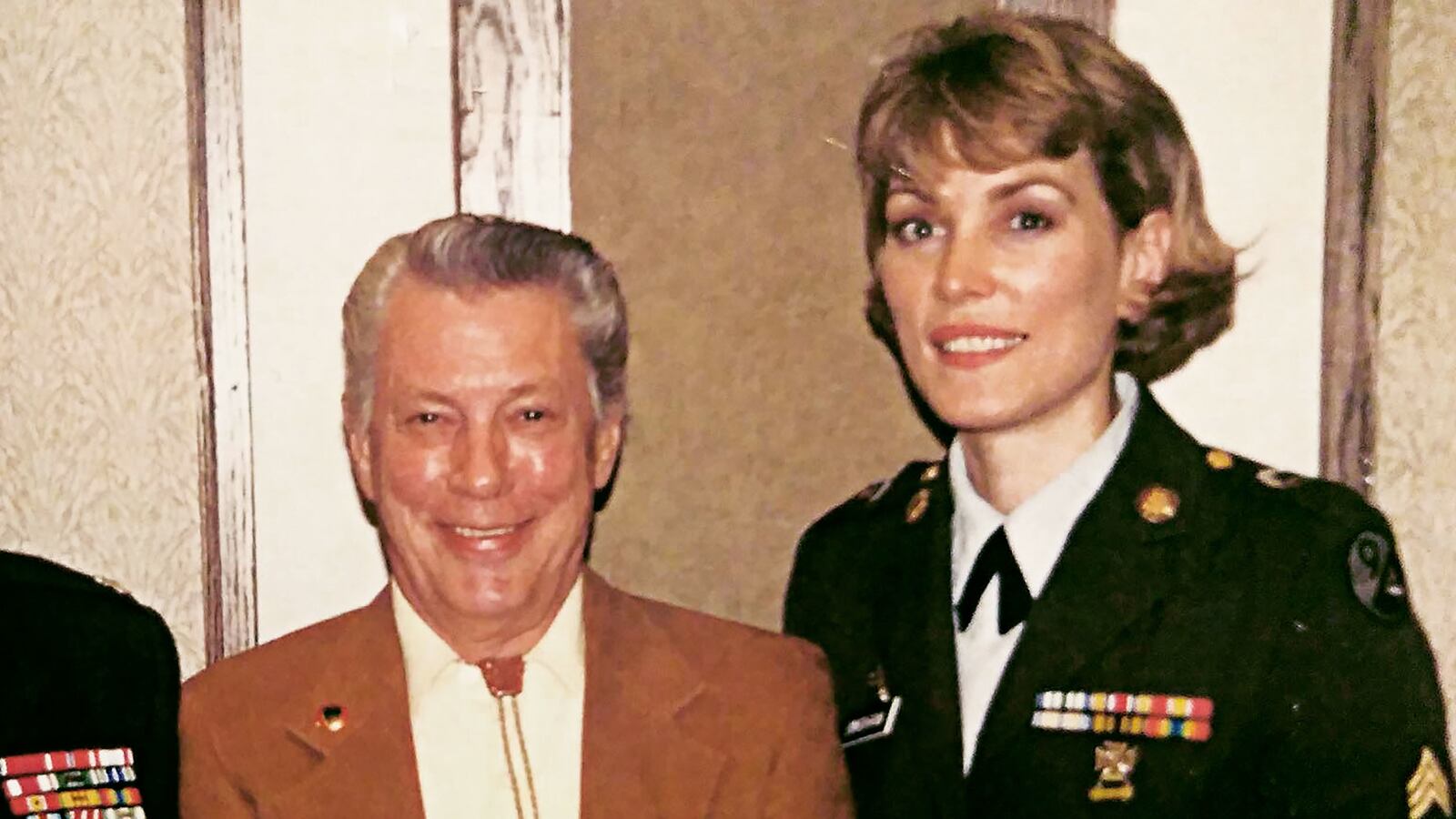 Wayne Johnny Johnson and Sgt V Bingham Schraumburg IL, 1996.