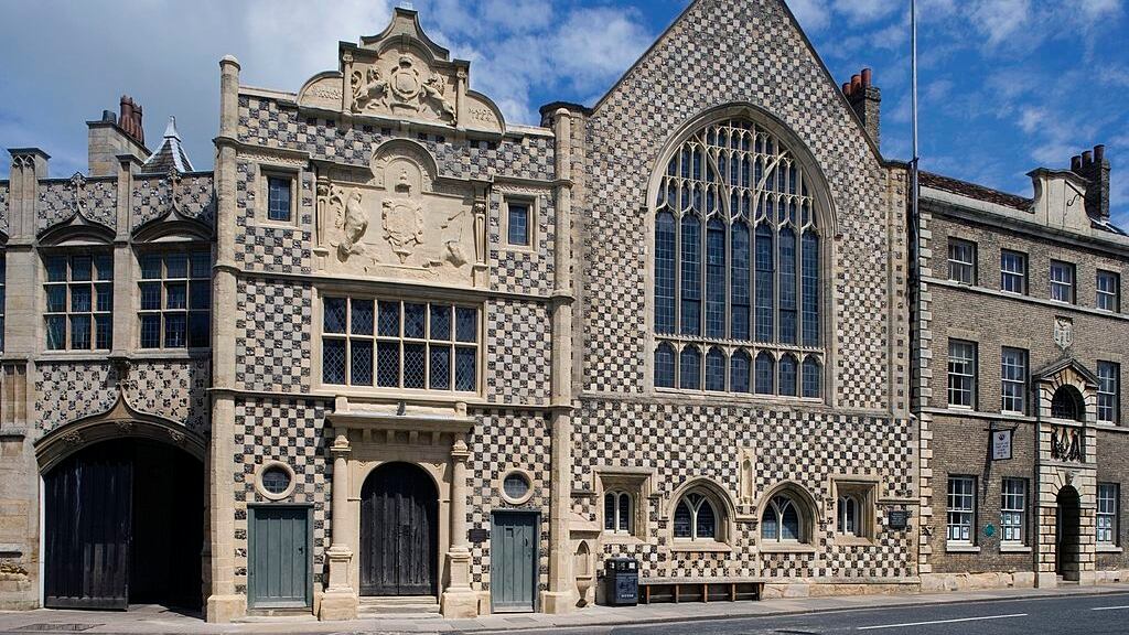 Town Hall and Trinity Guildhall (15th-16th century), King’s Lynn, Norfolk, United Kingdom.