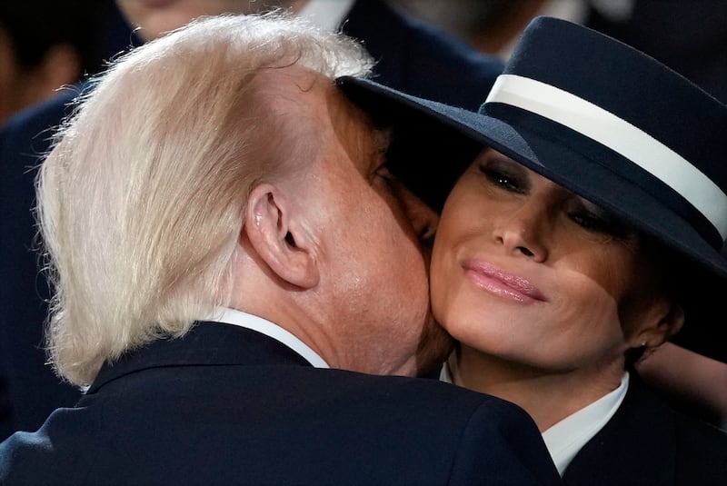 Donald and Melania Trump