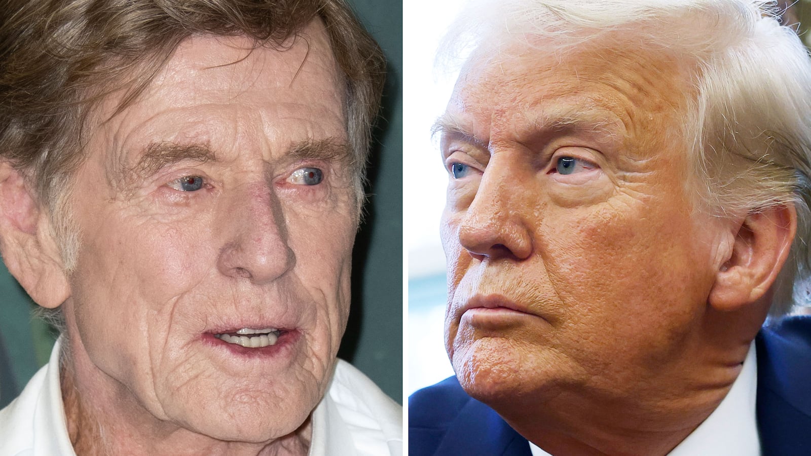Robert Redford and Donald Trump