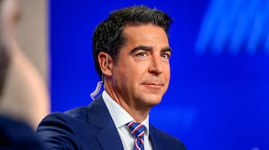 NEW YORK, NEW YORK - JUNE 16: Host Jesse Watters as Vice President of the United States JD Vance discusses new his book "Communion: Finding My Way Back to Faith" as he visits "The Five" at Fox News Channel Studios on June 16, 2026 in New York City. (Photo by Roy Rochlin/Getty Images)