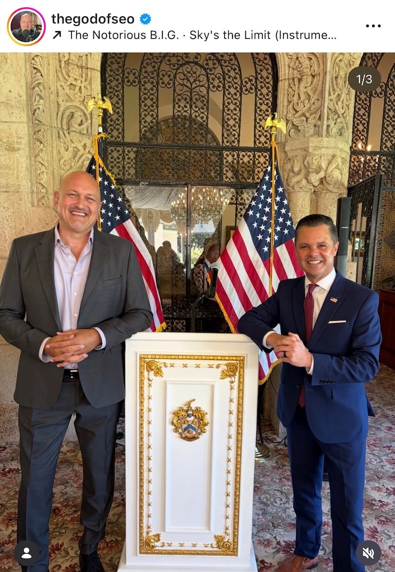 Rep. Zach Nunn at Mar a Lago