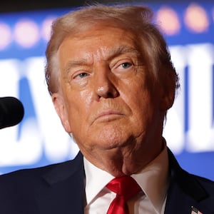 U.S. President Donald Trump delivers remarks during an event at Mount Airy Casino Resort on December 9, 2025 in Mount Pocono, Pennsylvania.