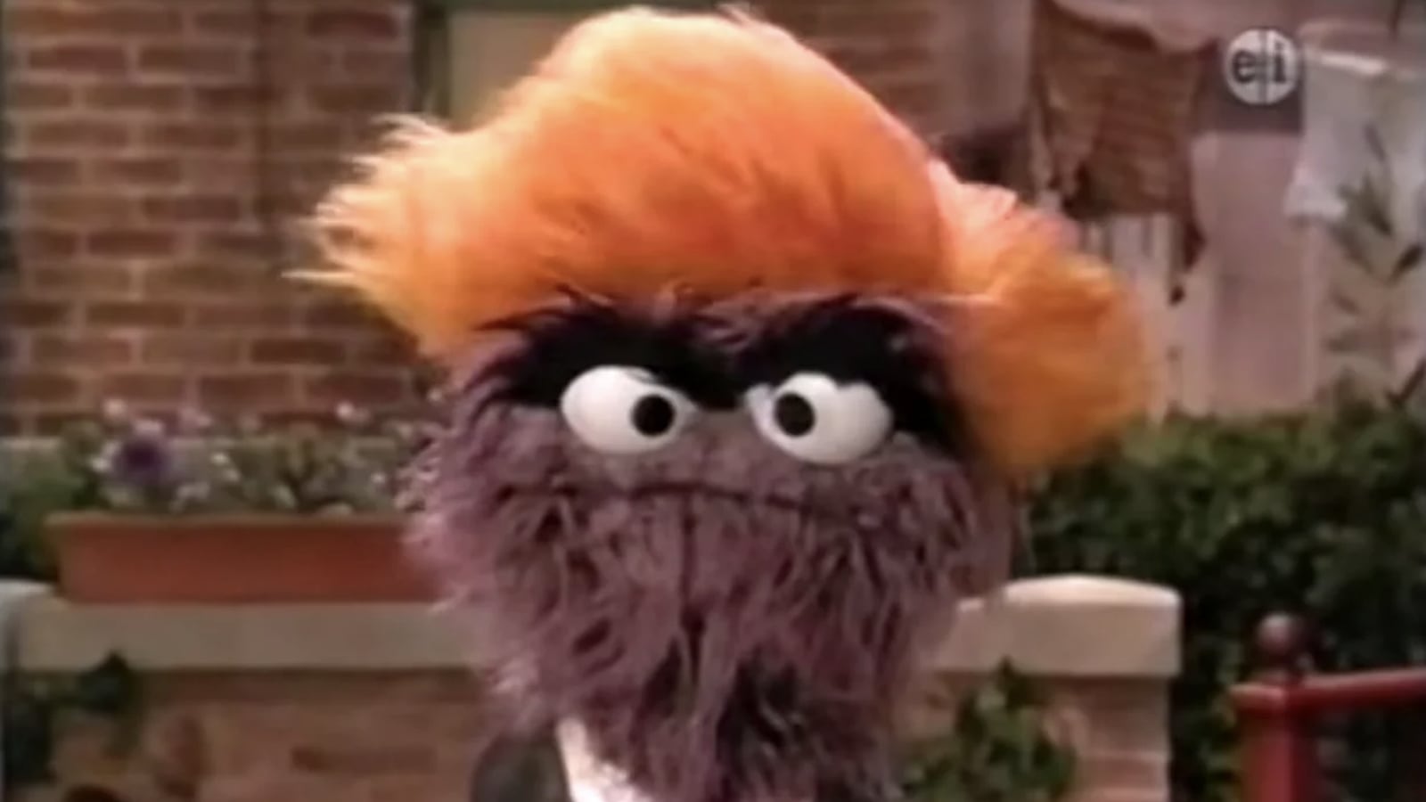 Donald Grump in "Sesame Street"