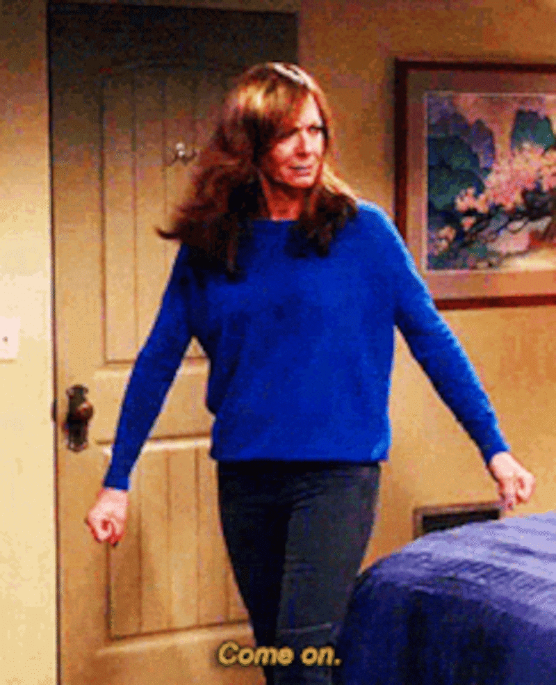 A gif of Allison Janney in 'Mom'