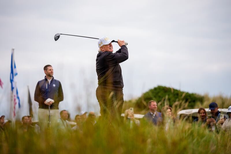 Trump golfed 88 times in 2025, according to the Trump Golf Tracker.