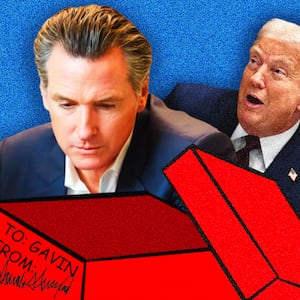 Gavin Newsom, Donald Trump