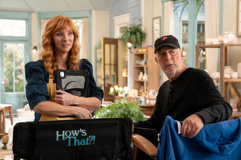 Lisa Kudrow and James Burrows on “The Comeback.”