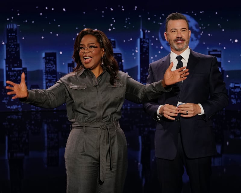 Oprah Winfrey on "Jimmy Kimmel Live!"