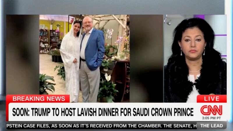 Hanan Elatr Khashoggi on CNN's The Lead with Jake Tapper.