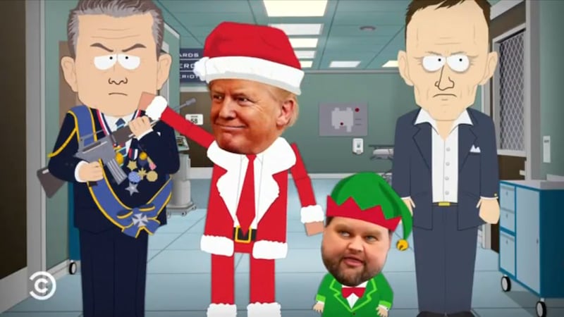 South Park, Hegseth, Trump, Vance, and Peter Thiel