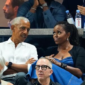 Former President of the United States Barack Obama and former First Lady Michelle Obama