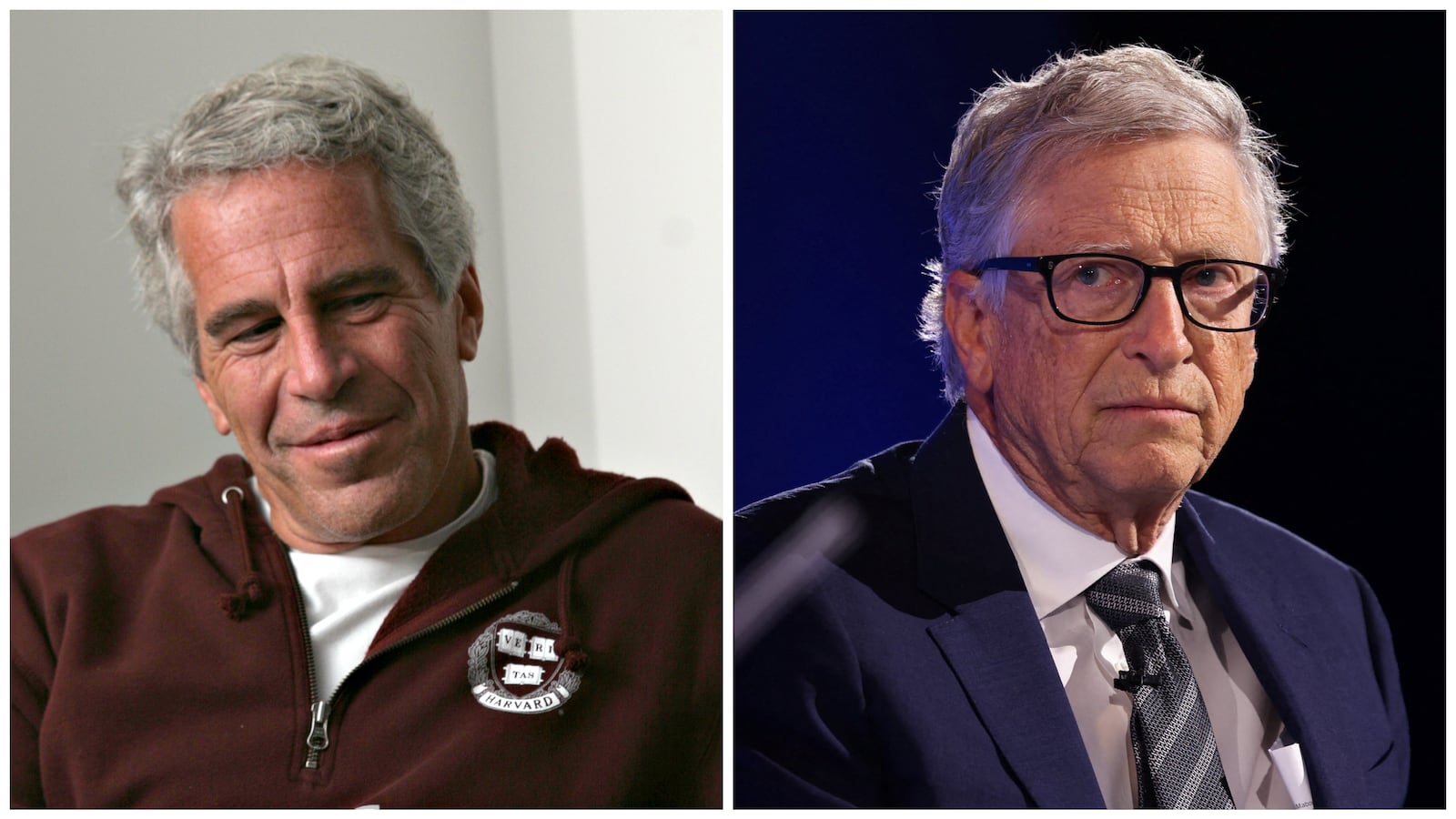 Jeffrey Epstein and Bill Gates split