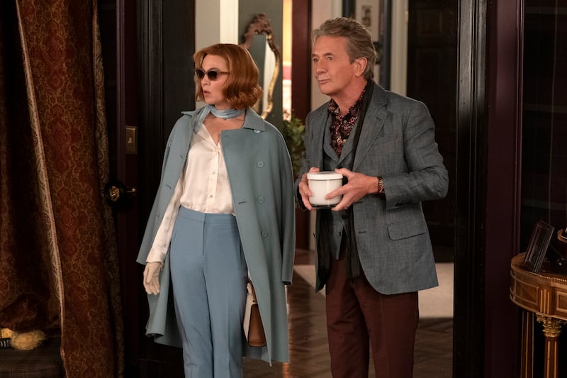 Renée Zellweger and Martin Short in Only Murders in The Building.