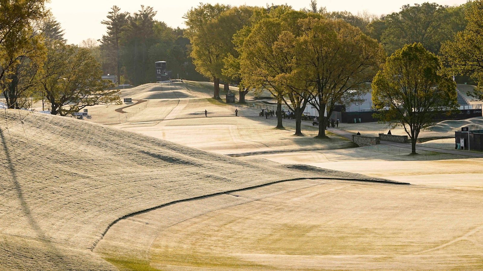 A general view of a golf club